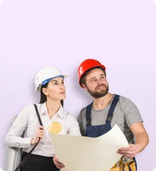 Man with woman